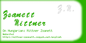 zsanett mittner business card